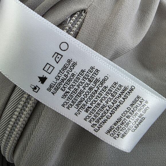 Dress The Population Silver & Gray Suri Sequin Halter Mini Dress Size XL 12/14 - Picture 9 of 11